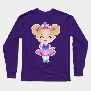 Purple Princess Long Sleeve T-Shirt